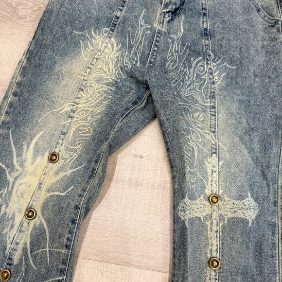 Vintage Y2K Style Jeans - Picture 3 of 6